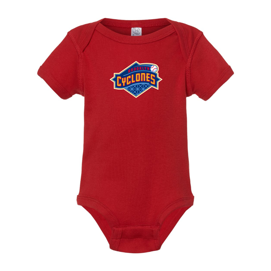 Brooklyn Cyclones Logo Baby Onesie Romper