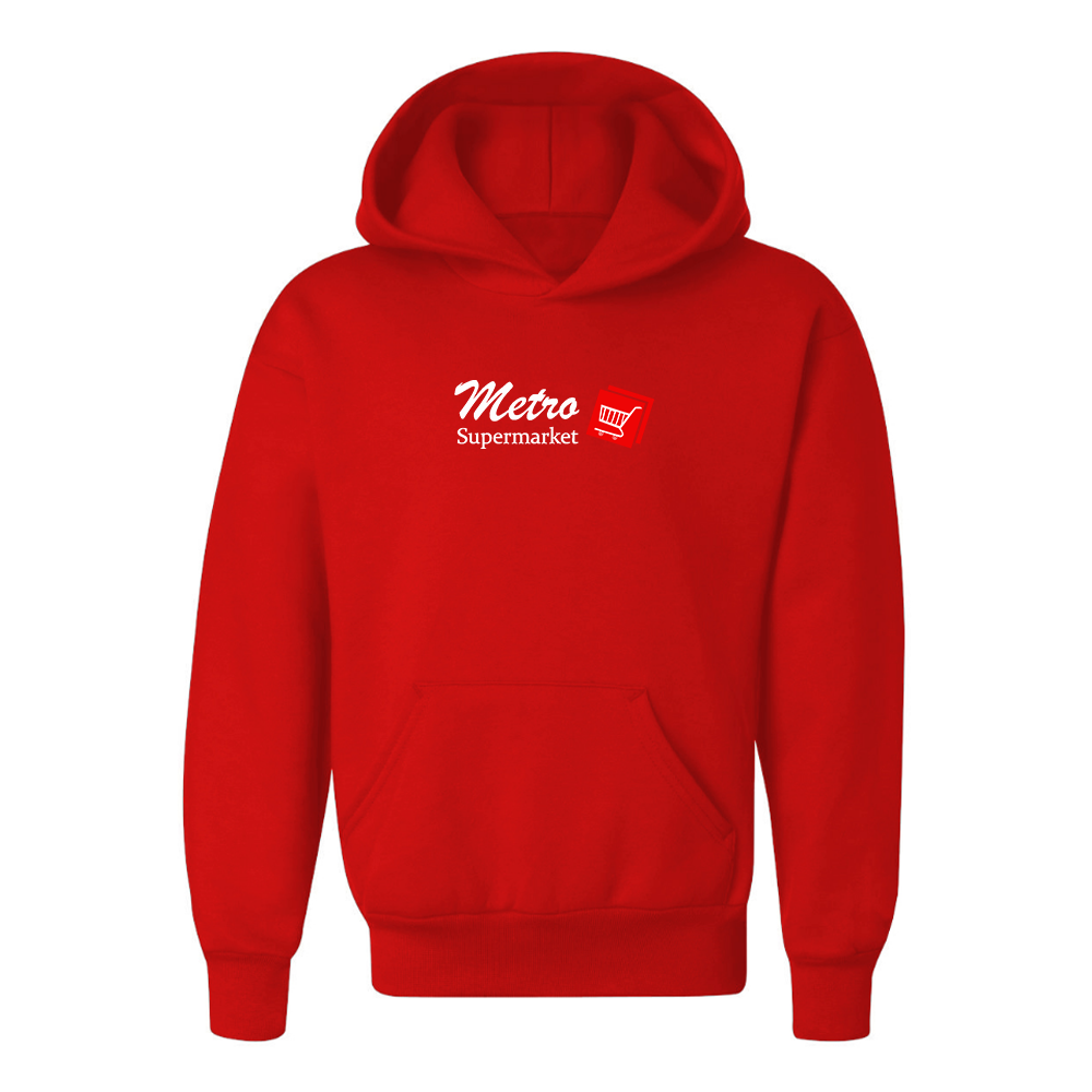 Youth Metro Supermarket Logo  Pullover Hoodie