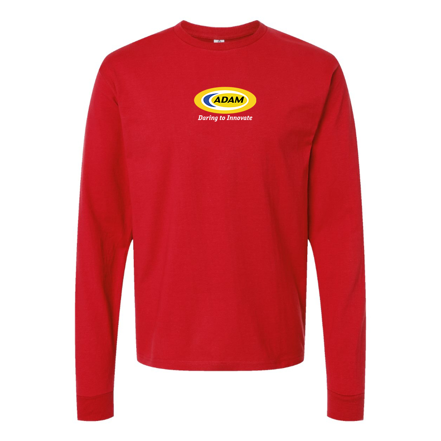 Men's Adam Motors  Logo Cotton Long Sleeve T-Shirt