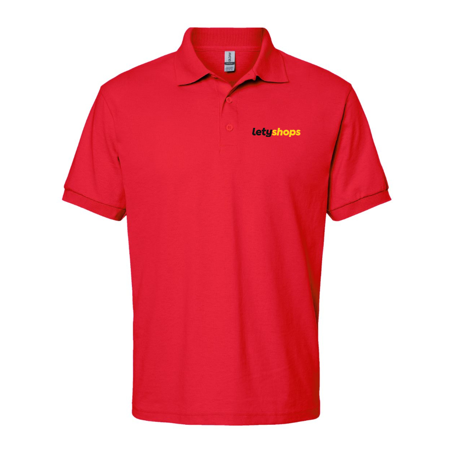 Men's LetyShops Logo Dry Blend Polo