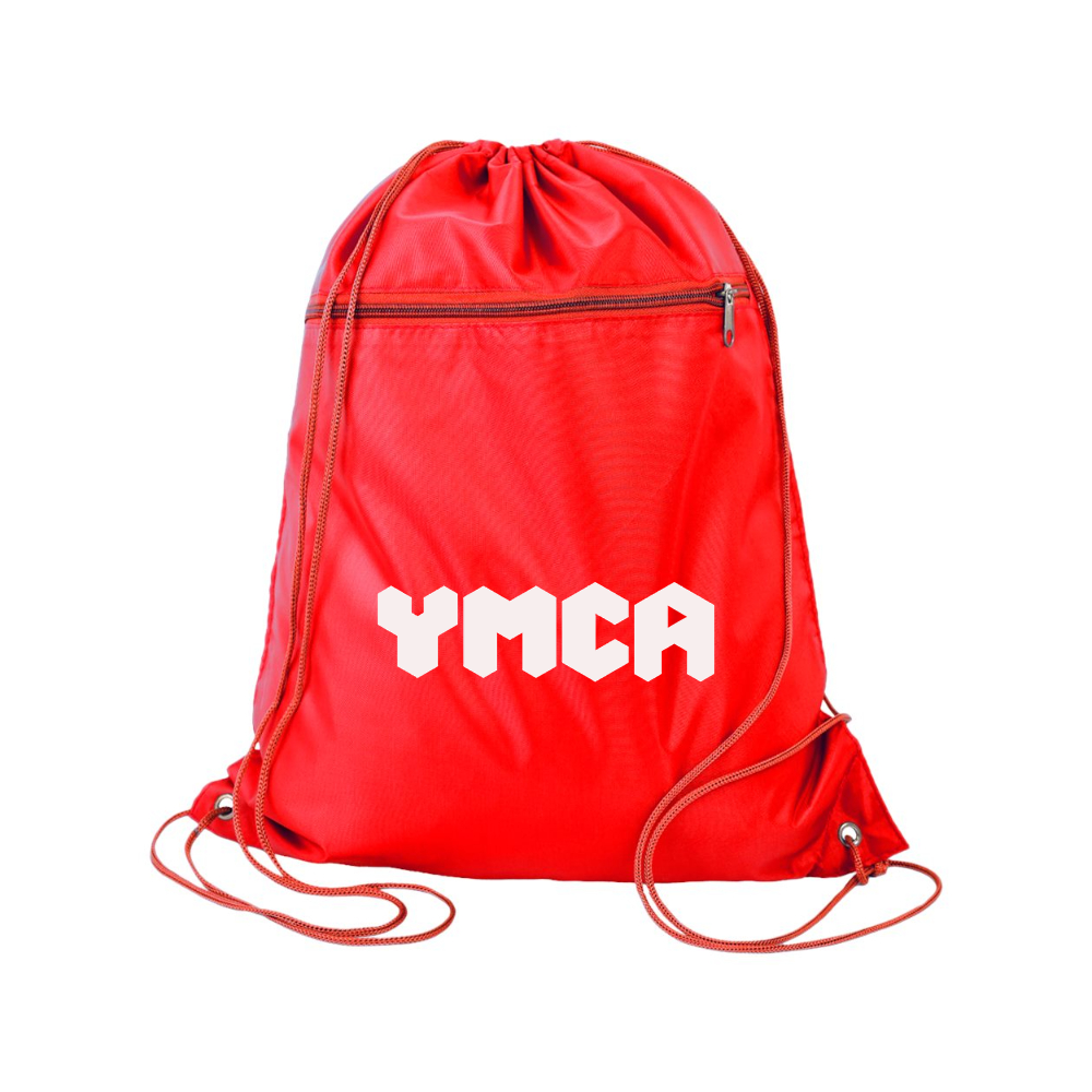 YMCA Mauve Q-Tees - Polyester Cinchpack