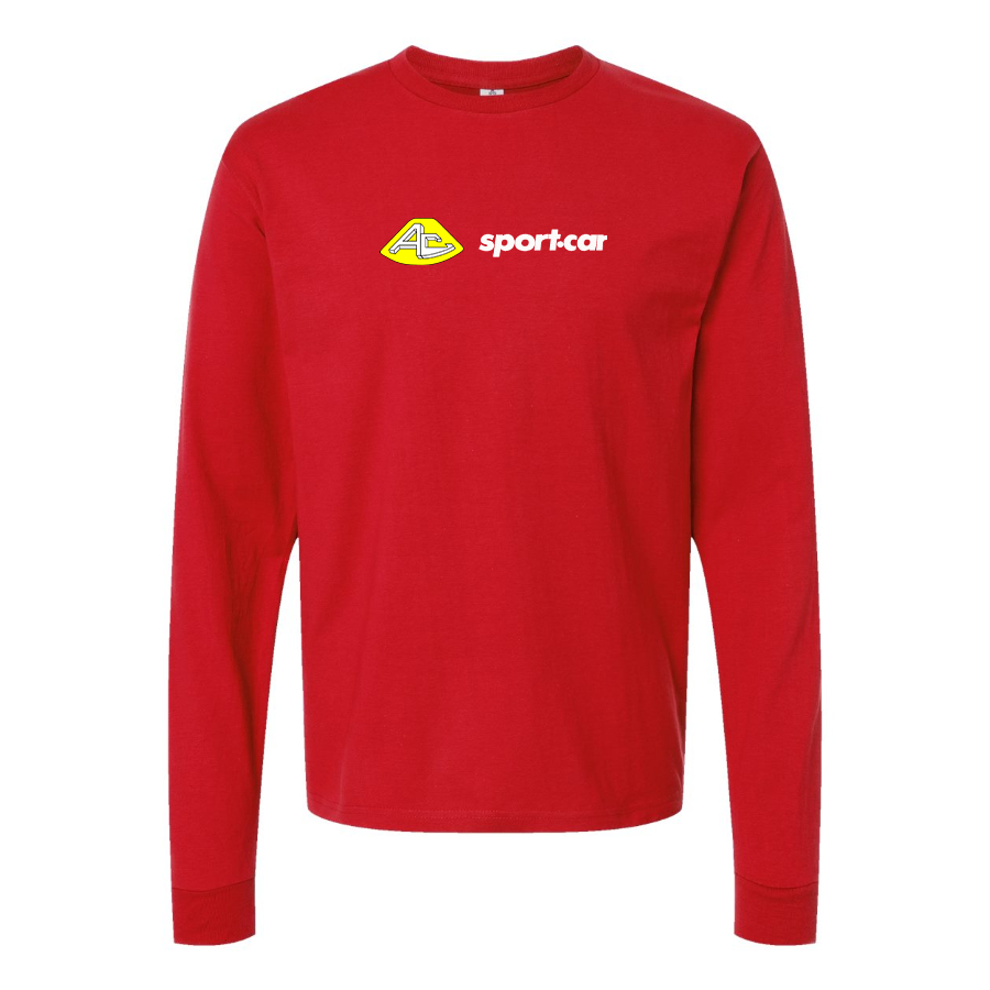 Men's AC Sport Car  Logo Cotton Long Sleeve T-Shirt