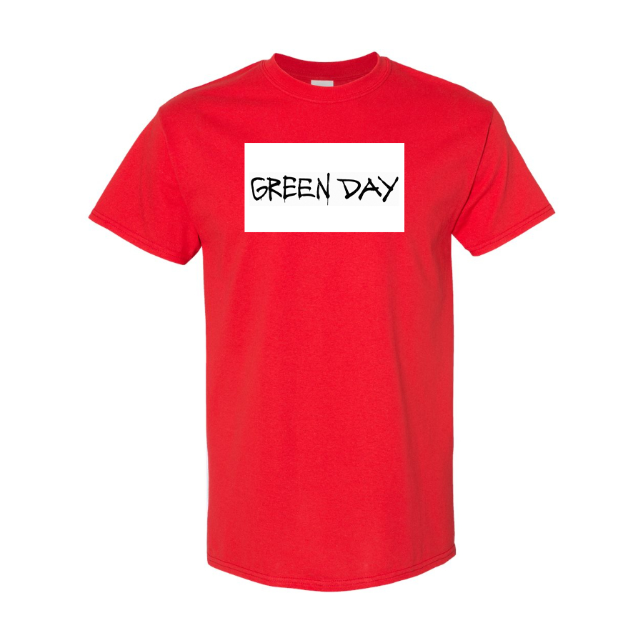 Men's Green Day Logo Cotton T-Shirt
