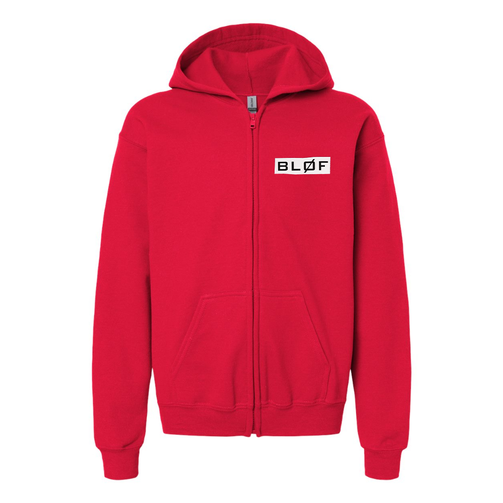 Youth BLØF  Gildan Heavy Blend Full Zip Hooded Sweatshirt