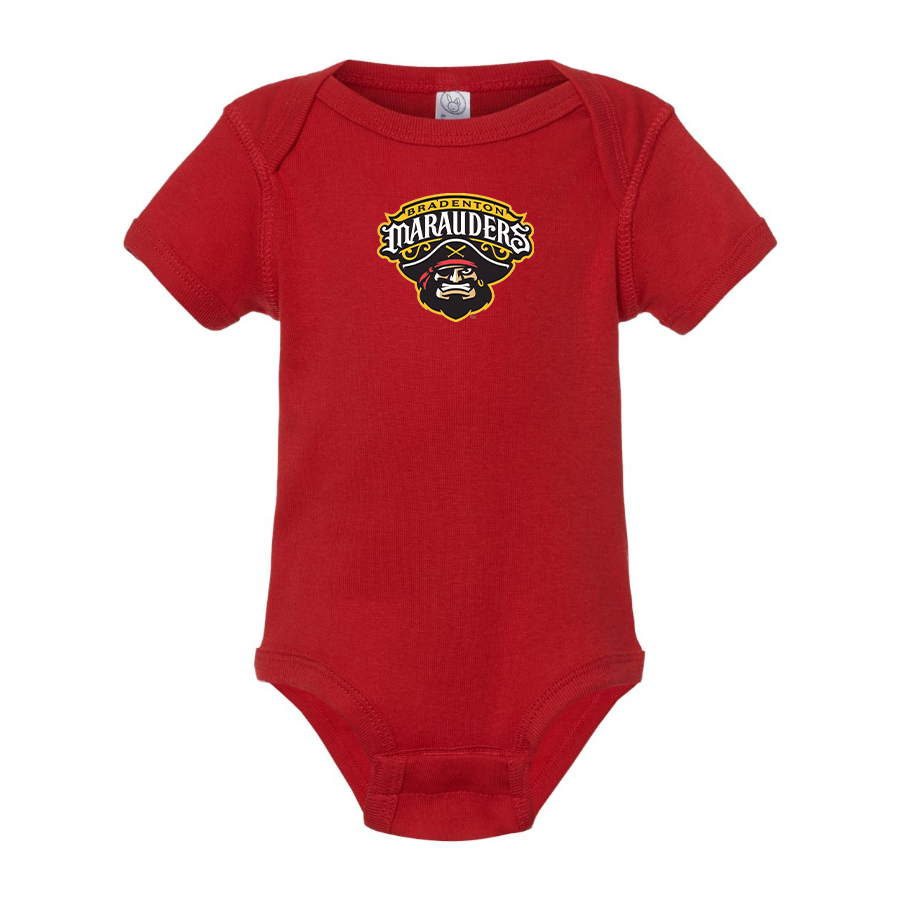 Bradenton Marauders Logo Baby Onesie Romper