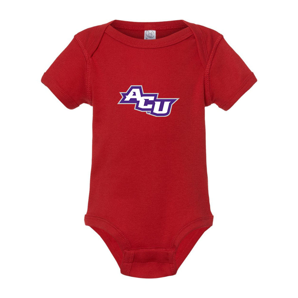 Abilene Christian Wildcats  Rabbit Skins Infant Baby Rib Bodysuit