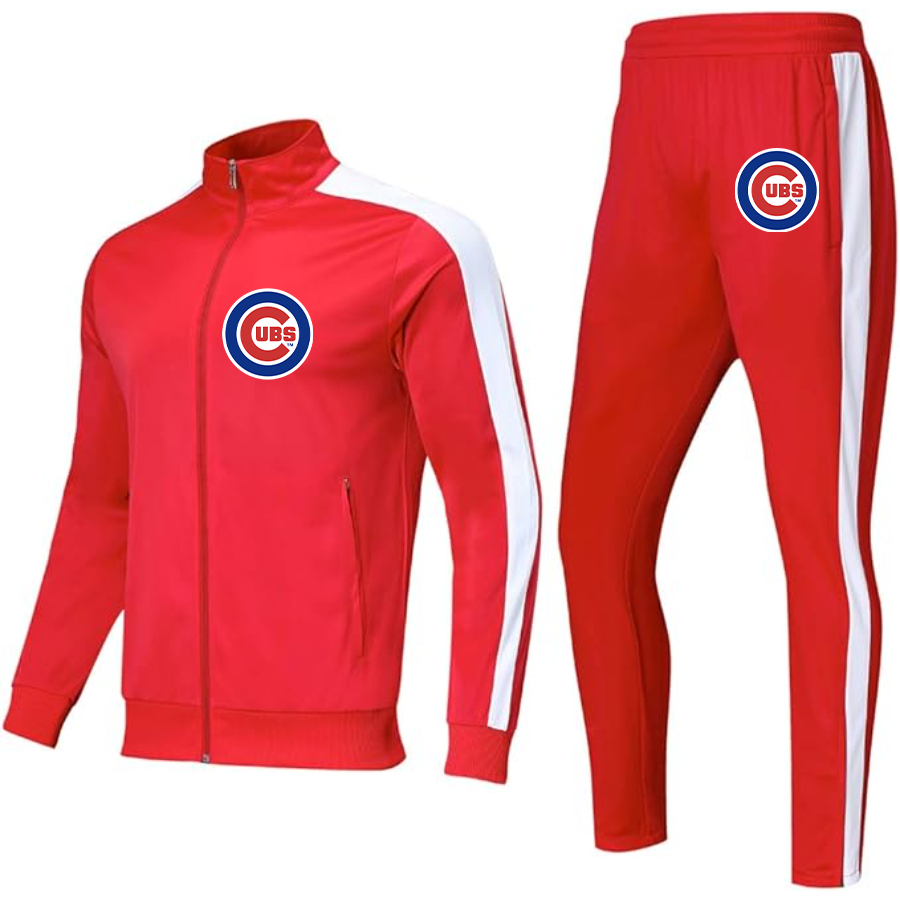 Men's Chicago Cubs Logo Dri-Fit TrackSuit