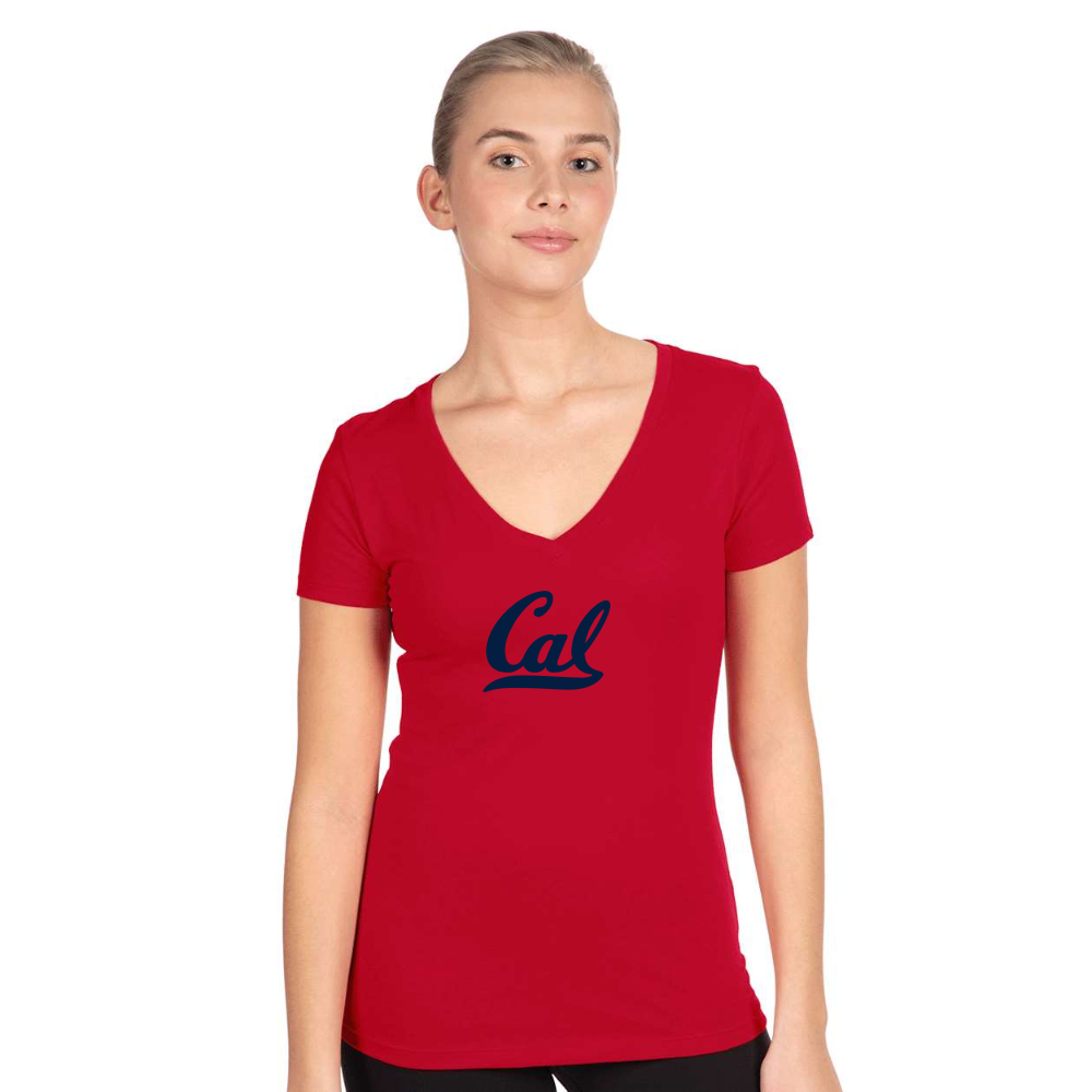 Women's California Golden Bears Next Level V-Neck T-Shirt