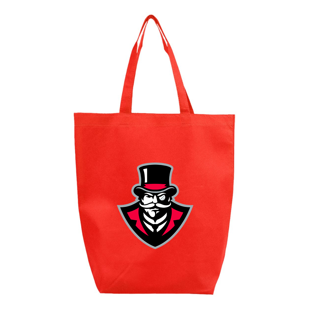 Austin Peay Governors Q-Tees Non-Woven Gusset Bottom Tote