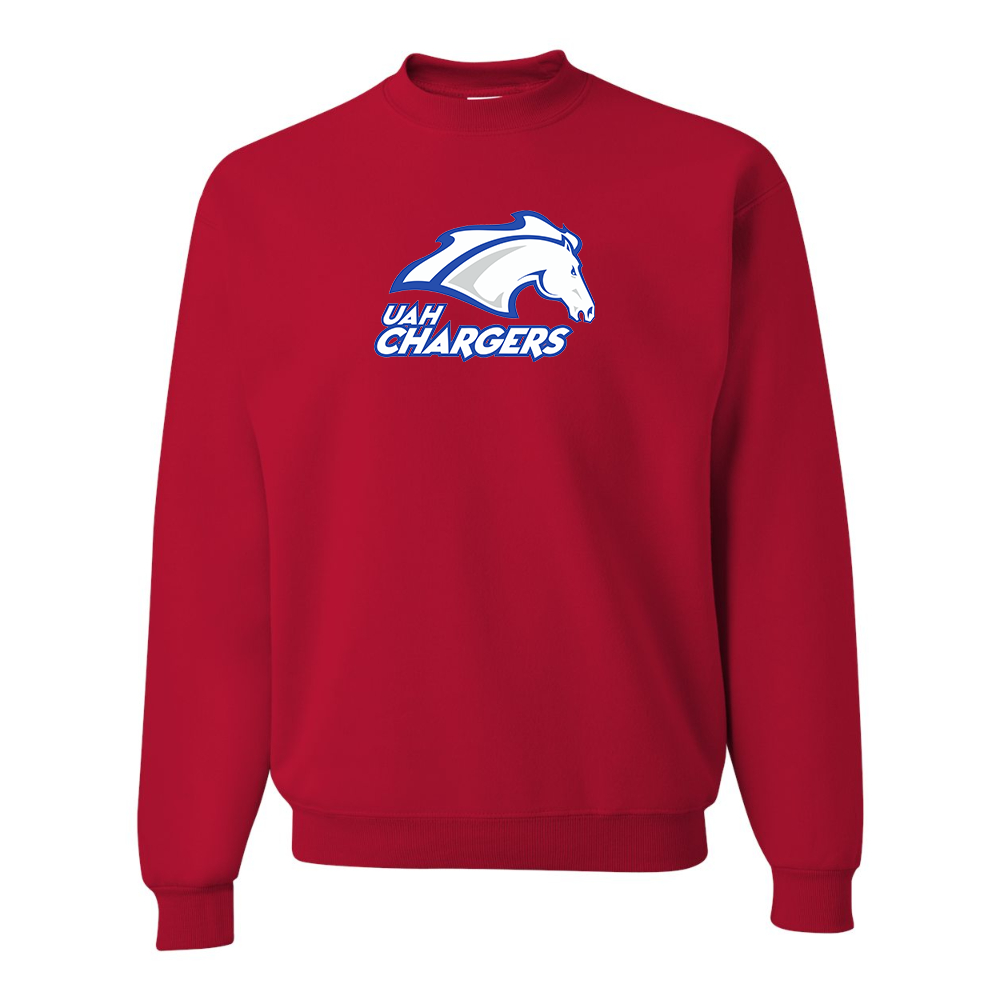 Men's Alabama Huntsville Chargers JERZEES NuBlend Crewneck Sweatshirt