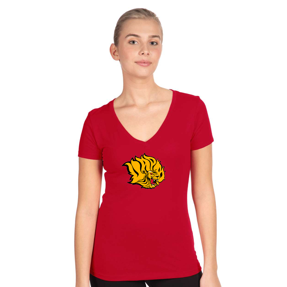 Women's  Arkansas PB Golden Lions Next Level V-Neck T-Shirt