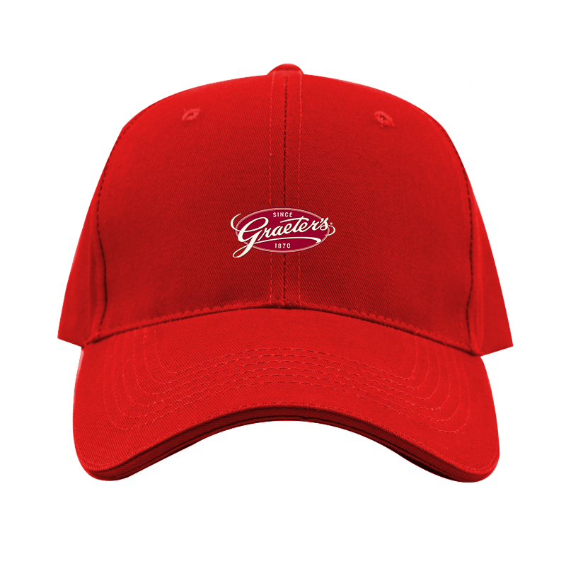 Graeters Logo  Dad Baseball Cap Hat