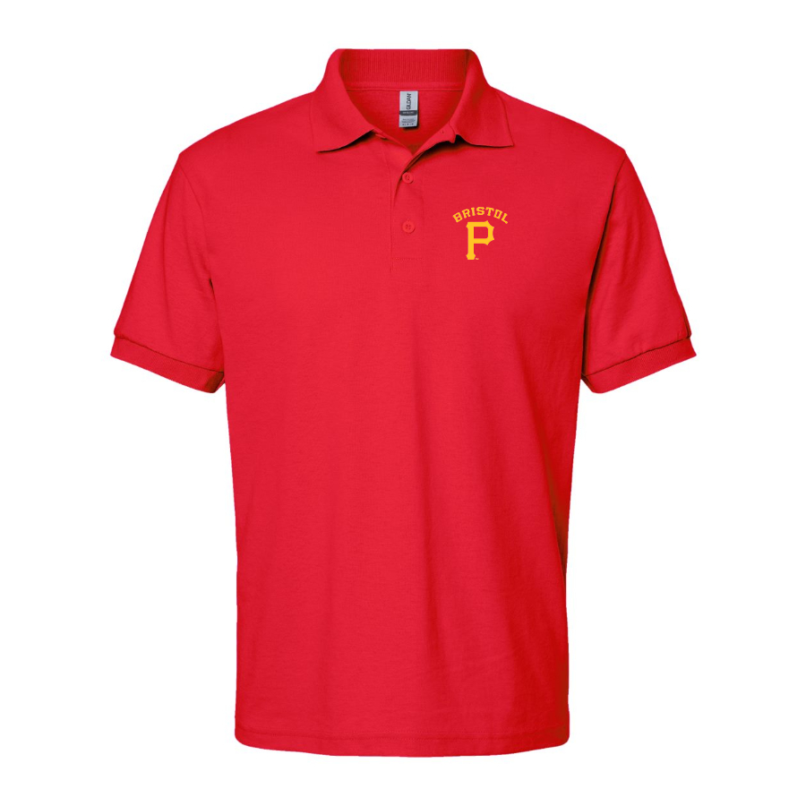 Men's Bristol Pirates  Logo Dry Blend Polo