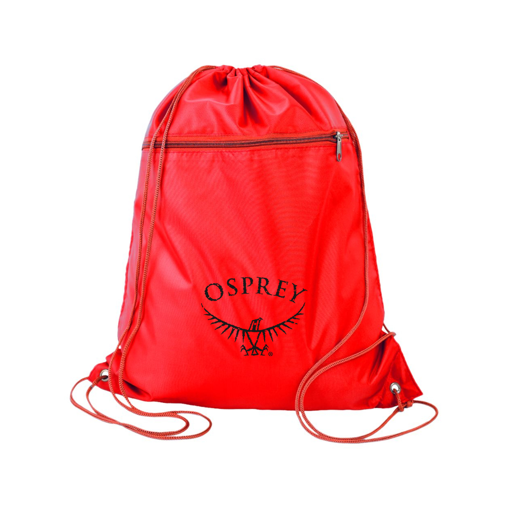 Osprey Black Q-Tees - Polyester Cinchpack