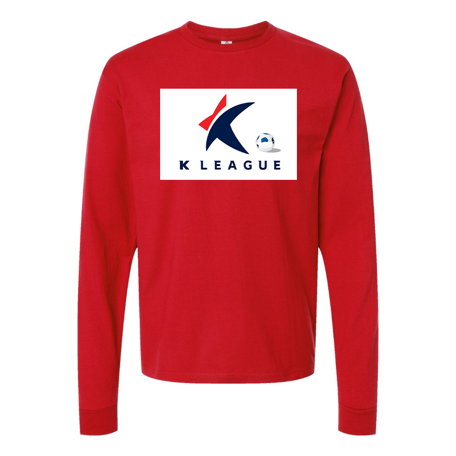 Men's K League Logo Cotton Long Sleeve T-Shirt