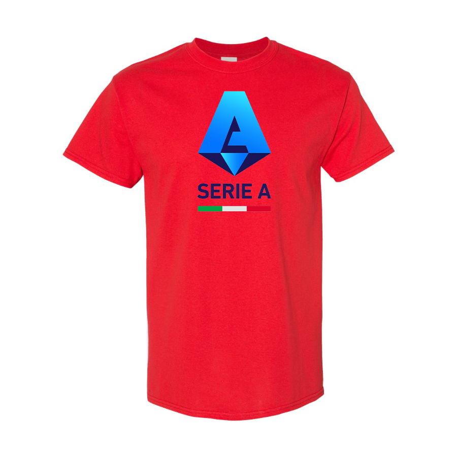 Men's Italian Serie A Logo Cotton T-Shirt