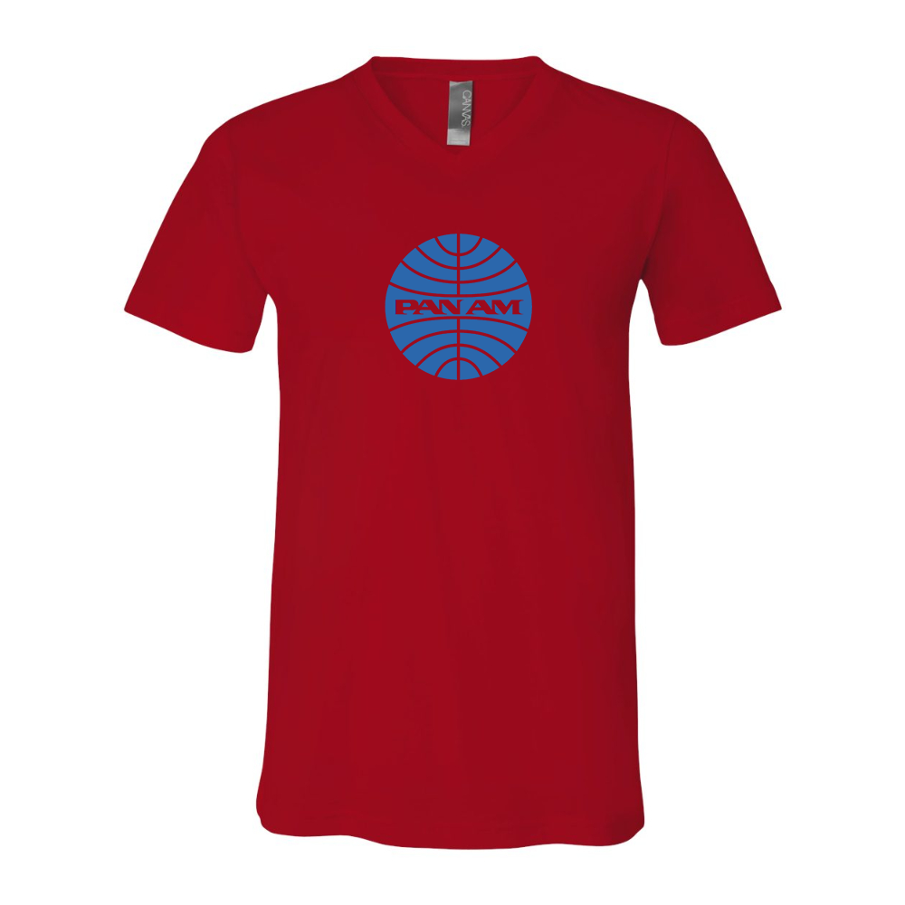 Pan Am  BELLA  CANVAS - Jersey V-Neck T-Shirt