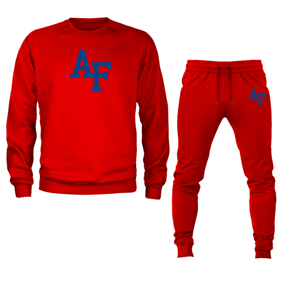 Men's Air Force Falcons  Crewneck Sweatshirt Joggers Suit