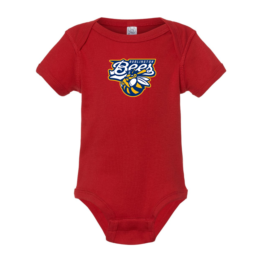Burlington Bees  Logo Baby Onesie Romper