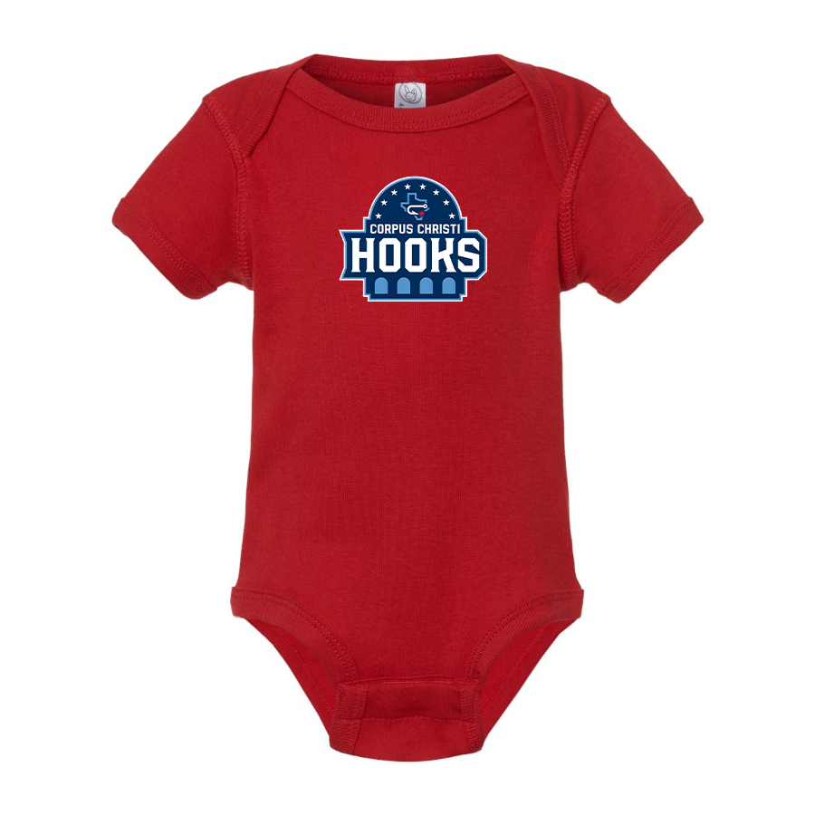Corpus Christi Hooks Logo Baby Onesie Romper