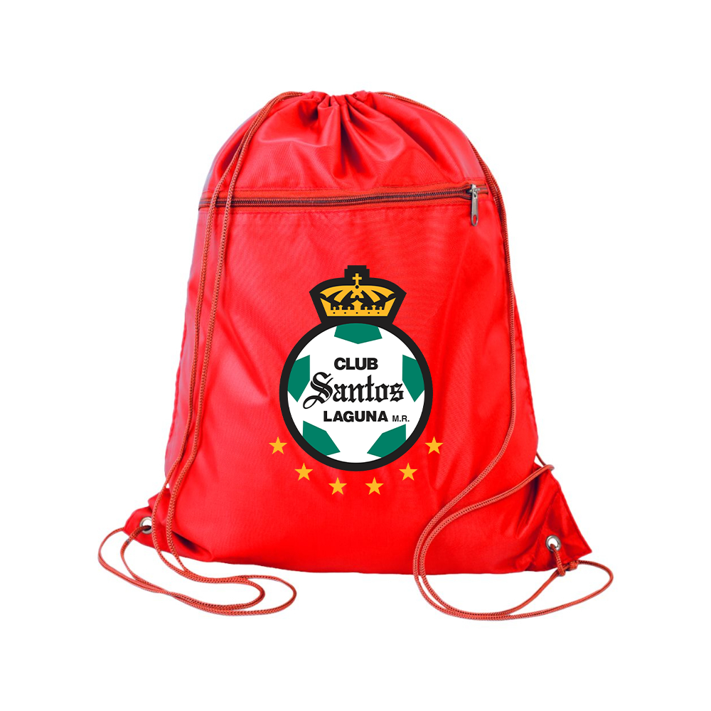 Santos Laguna Soccer Q-Tees - Polyester Cinchpack