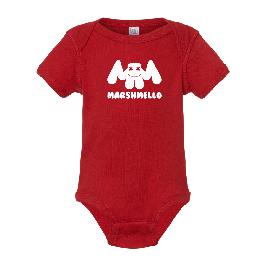 Marshmello  Logo Baby Onesie Romper