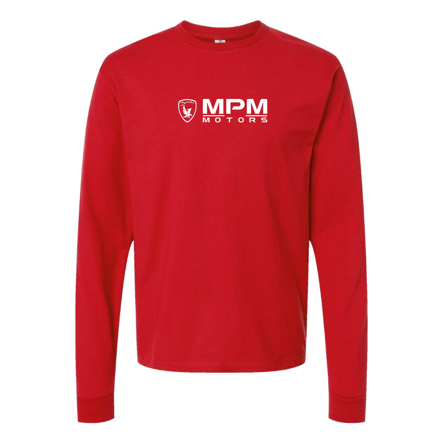 Men's MPM-Motors  Logo Cotton Long Sleeve T-Shirt