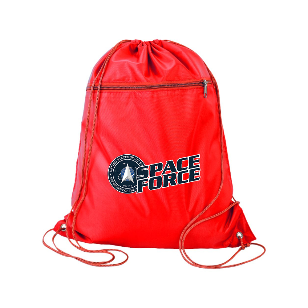 Space Force Q-Tees - Polyester Cinchpack
