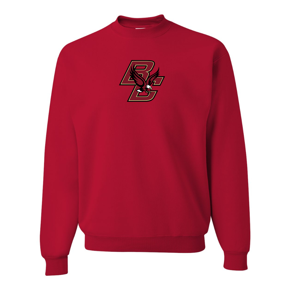 Men's Boston College Eagles  JERZEES NuBlend Crewneck Sweatshirt