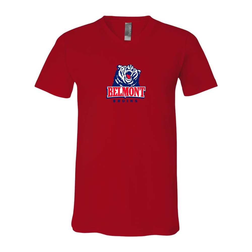 Belmont Bruins  BELLA  CANVAS - Jersey V-Neck T-Shirt