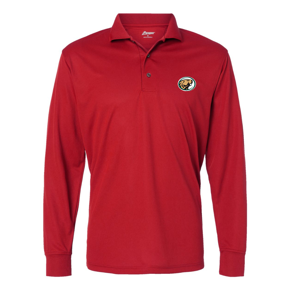 Men's   Bemidji State Beavers Paragon Prescott Long Sleeve Polo