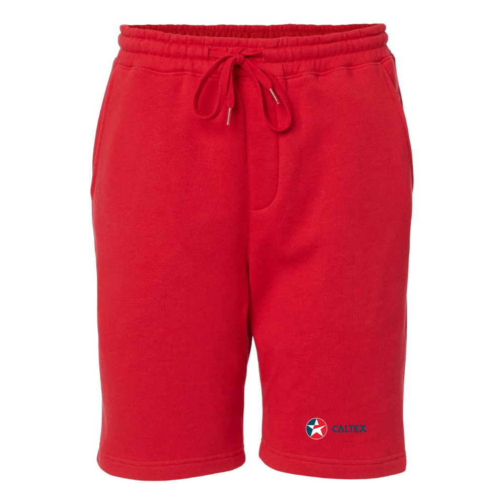 Men's Caltex Gas Station  Independent Trading Co Midweight Fleece Short