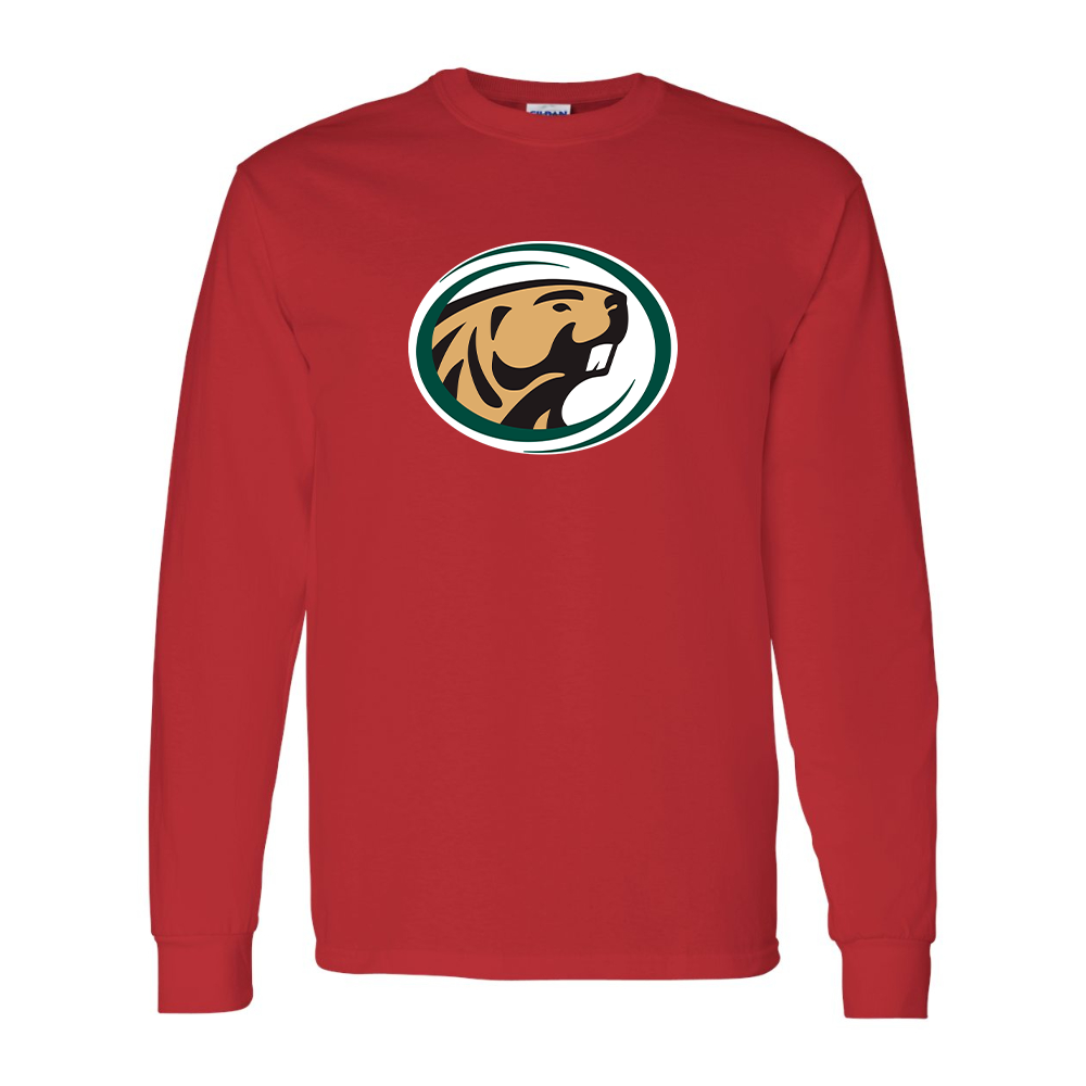 Men's  Bemidji State Beavers Gildan Heavy Cotton Long Sleeve T-Shirt