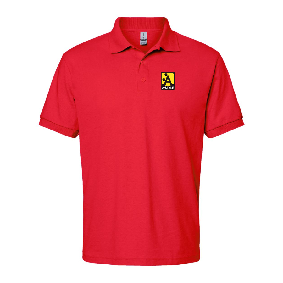 Men's A Style Logo Dry Blend Polo