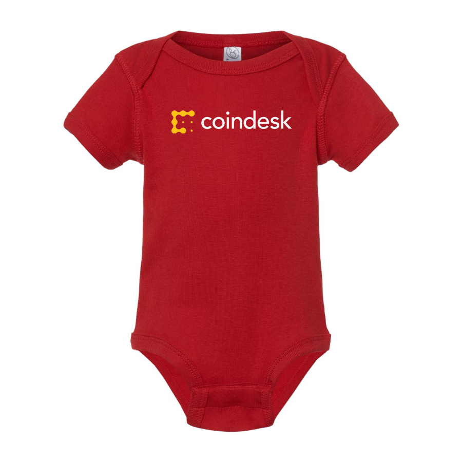 CoinDesk Logo Baby Onesie Romper