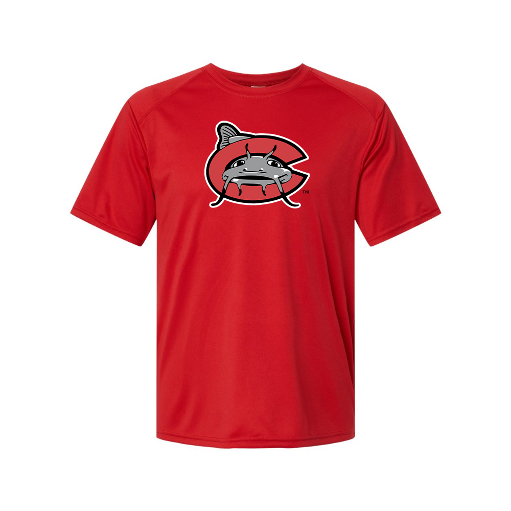 Men's Carolina Mudcats Logo Performance T-Shirt