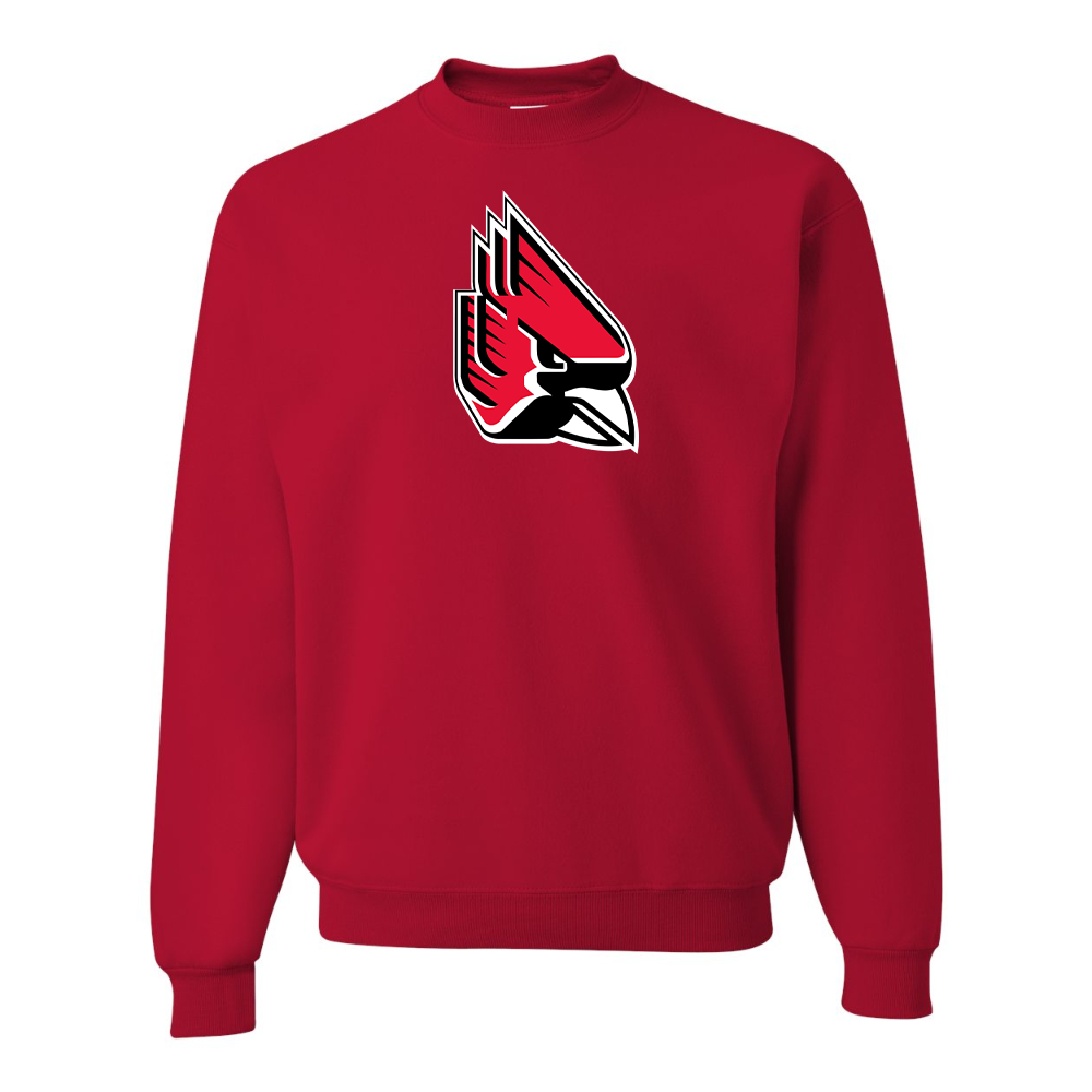 Men's   Ball State Cardinals JERZEES NuBlend Crewneck Sweatshirt