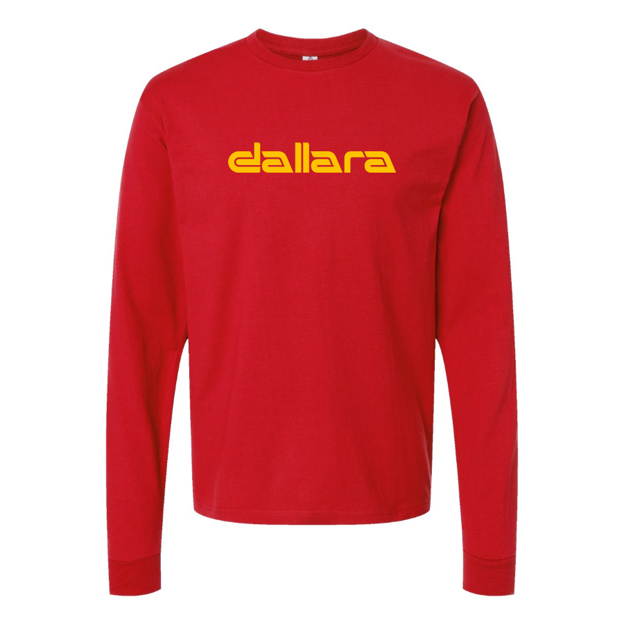 Men's Dallara Logo Cotton Long Sleeve T-Shirt