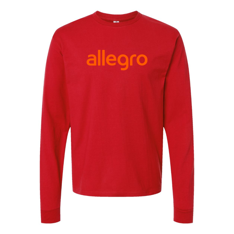 Men's Allegro Logo Cotton Long Sleeve T-Shirt