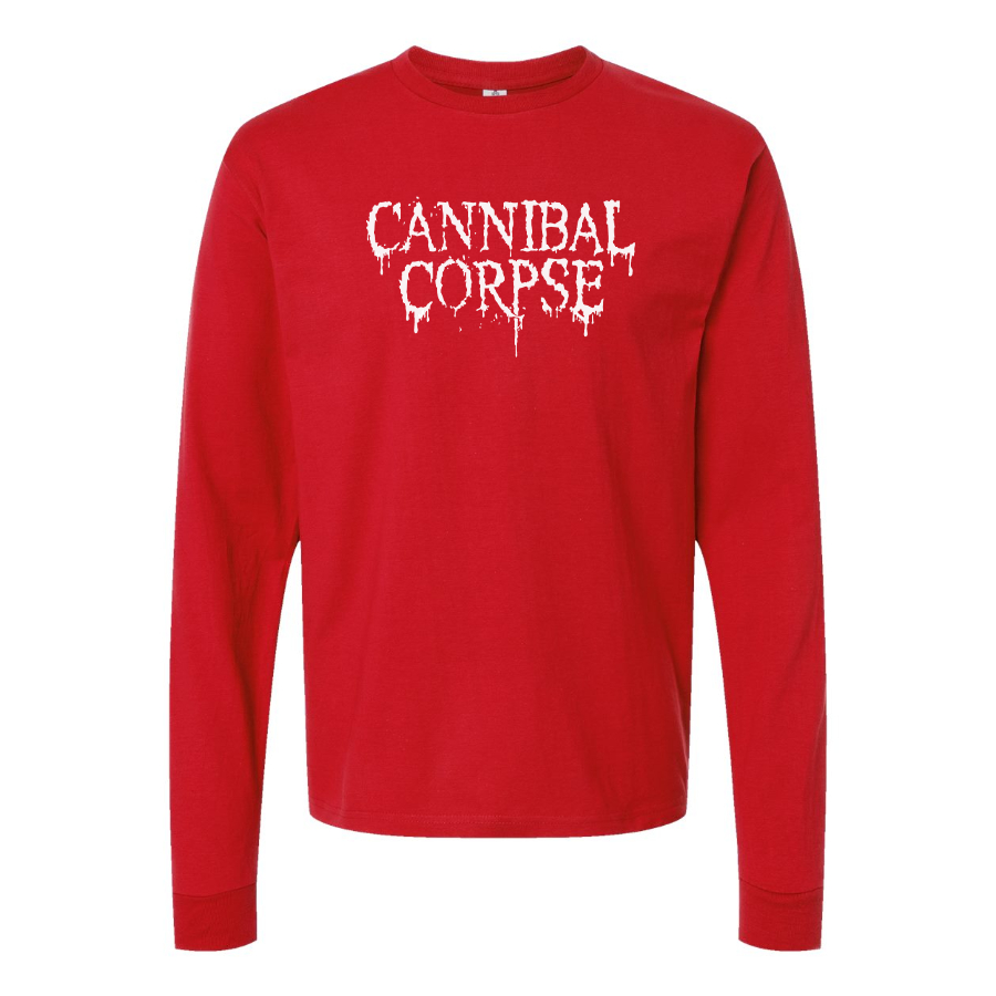 Men's  Cannibal Corpse Logo Cotton Long Sleeve T-Shirt