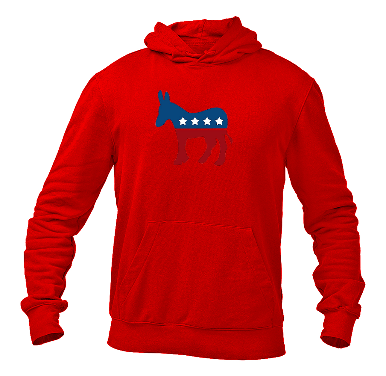 Men's Democrat Election Symbol Heavy Blend Hooded Sweatshirt