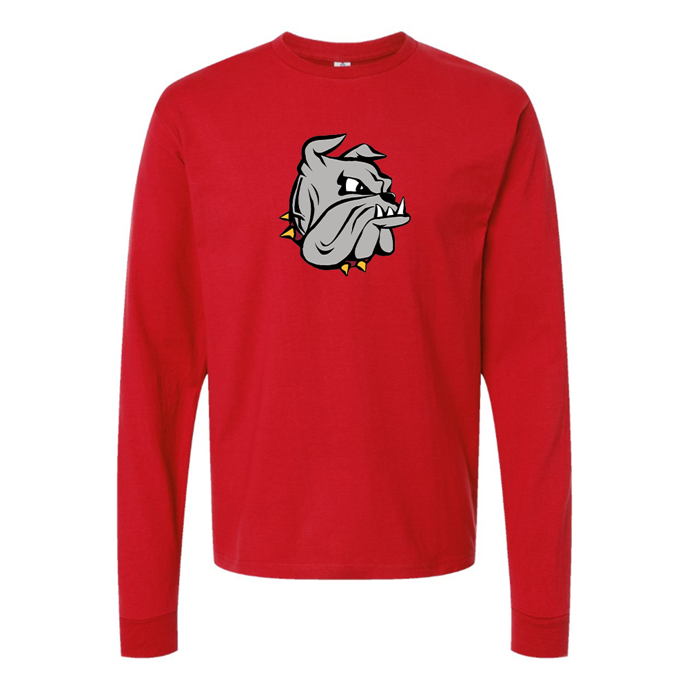 Men's Minnesota Duluth Bulldogs Cotton Long Sleeve T-Shirt