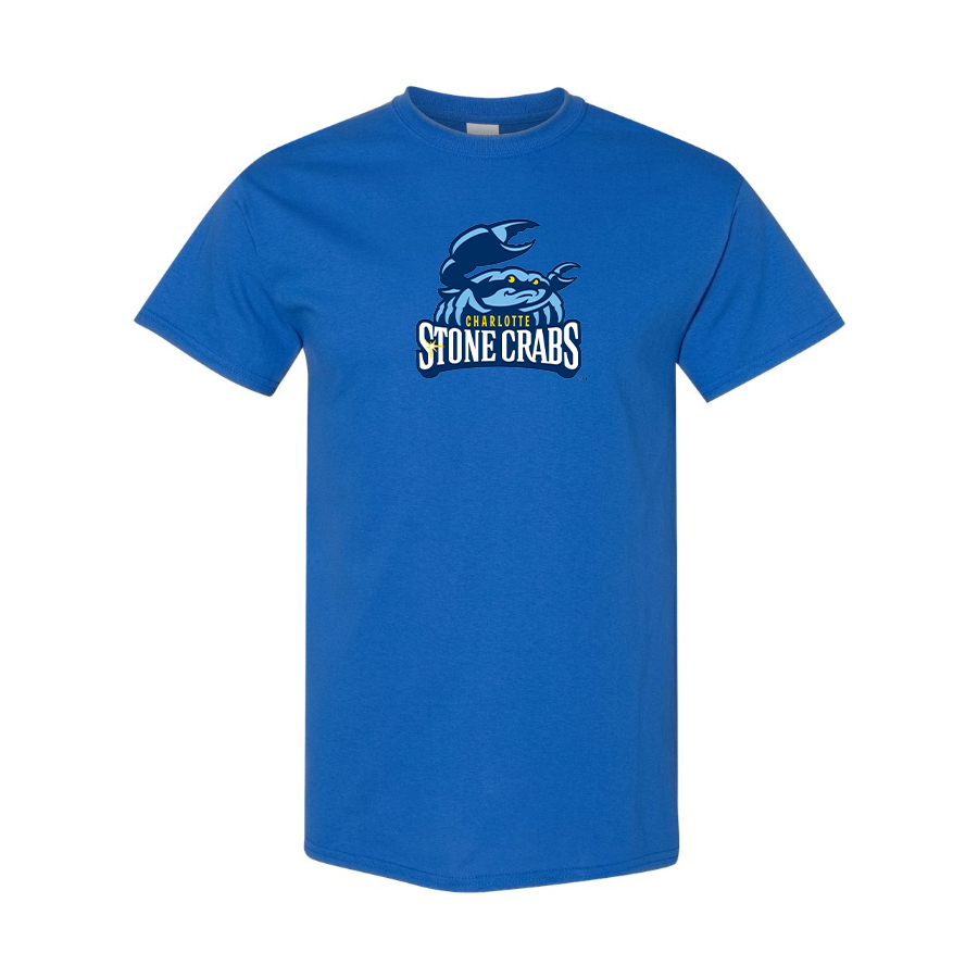 Men's Charlotte Stone Crabs Logo Cotton T-Shirt