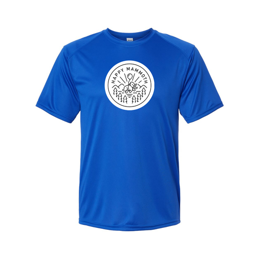 Men's Happy Mammoth Logo Performance T-Shirt