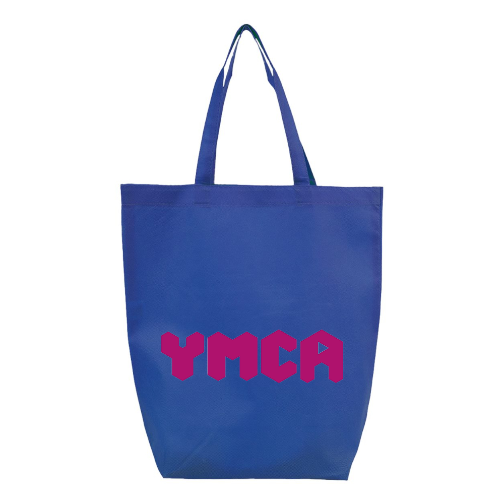 YMCA Mauve Q-Tees Non-Woven Gusset Bottom Tote