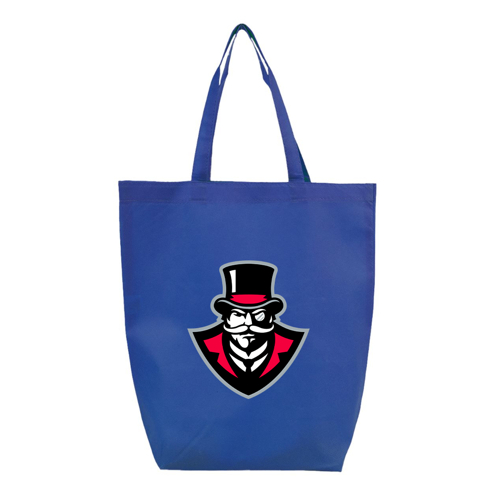 Austin Peay Governors Q-Tees Non-Woven Gusset Bottom Tote