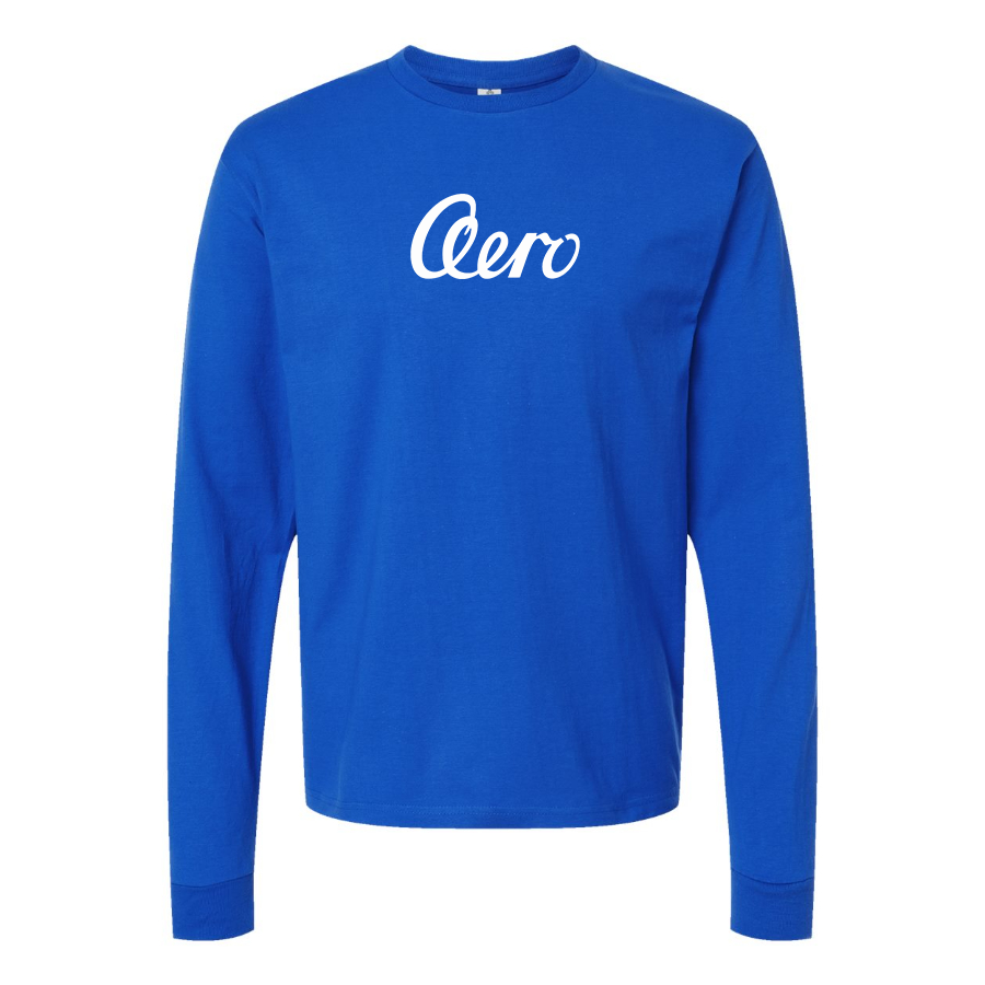 Men's Aero   Logo Cotton Long Sleeve T-Shirt