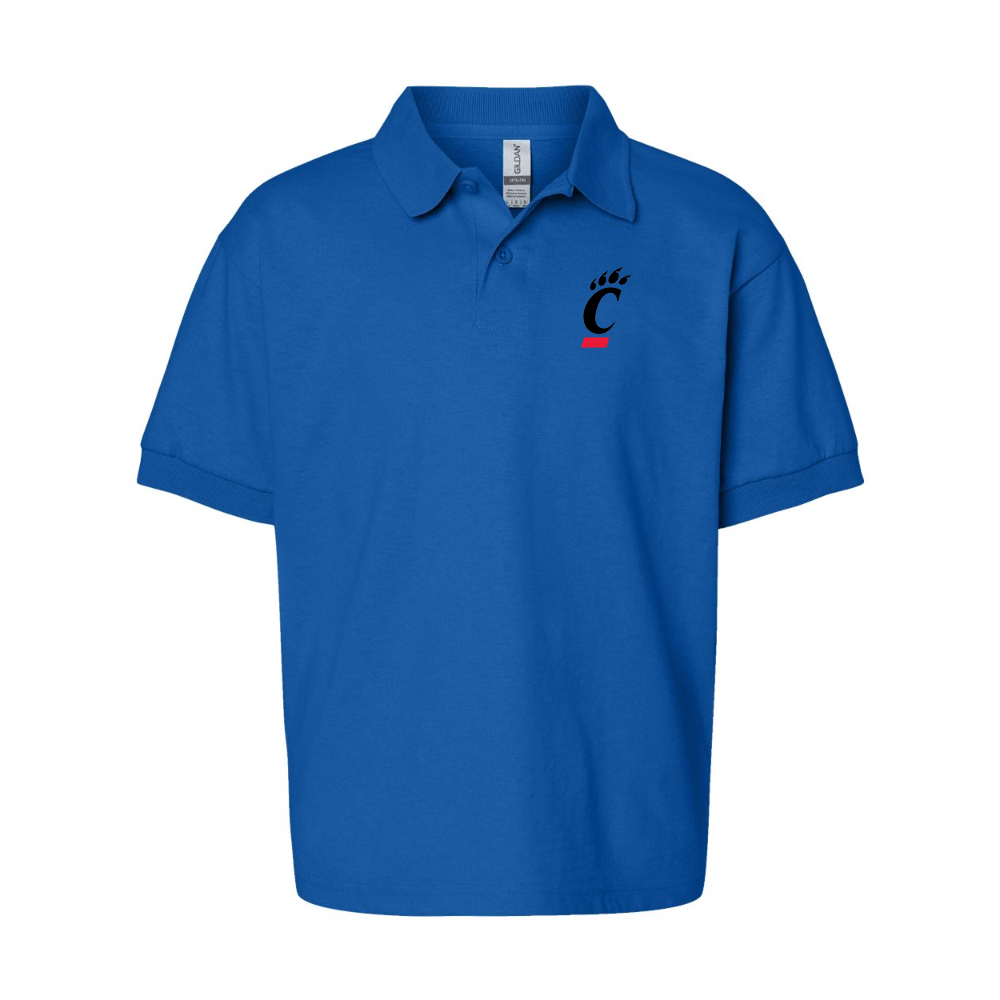 Youth Cincinnati Bearcats Gildan Dry Blend Jersey Polo