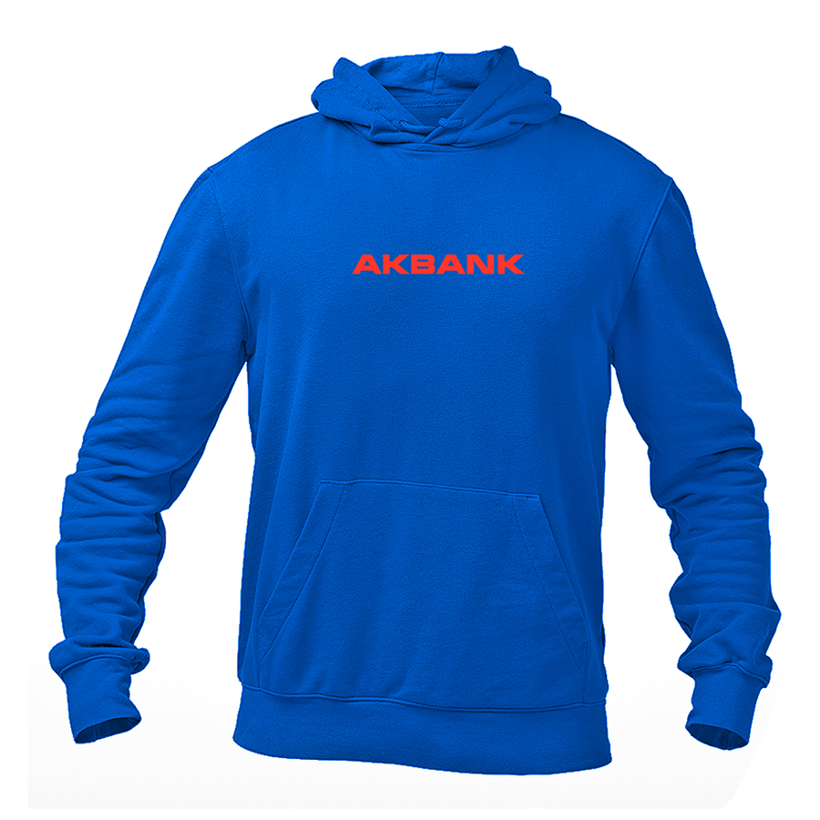 Men's Akbank Logo   Pullover Hoodie