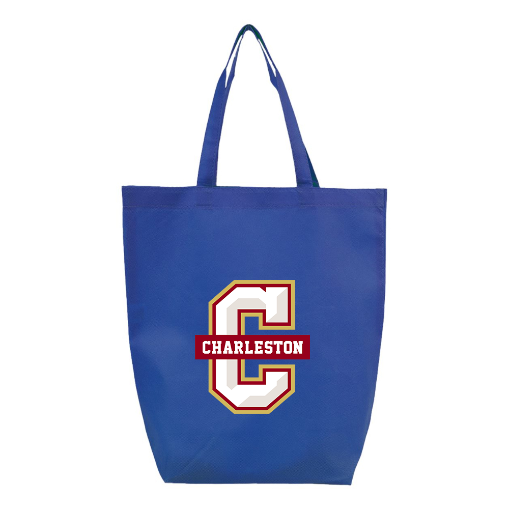 Charleston Cougars Q-Tees Non-Woven Gusset Bottom Tote